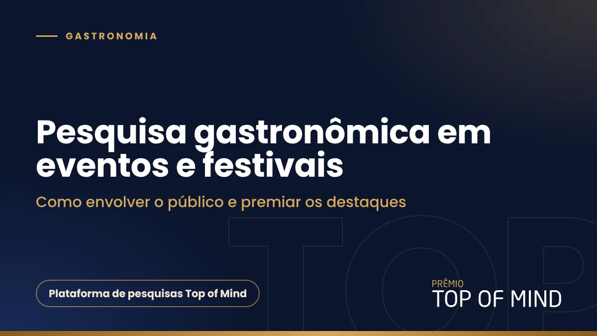 Capa do artigo Pesquisa gastronômica em eventos e festivais