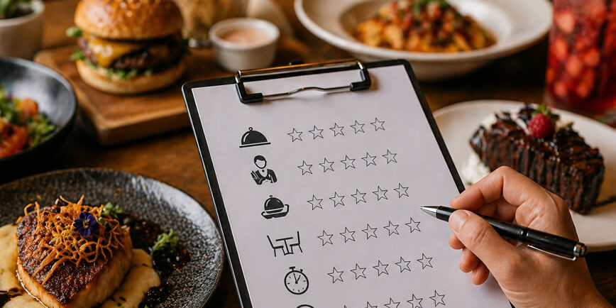 O que avaliar em uma pesquisa gastronômica